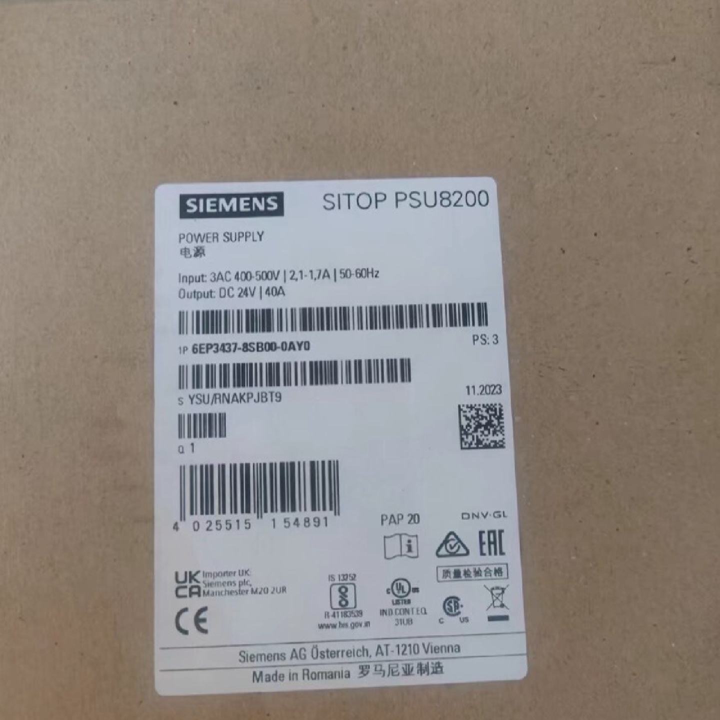 议价6Ep34378Sb000Ay0 Power Supply适用