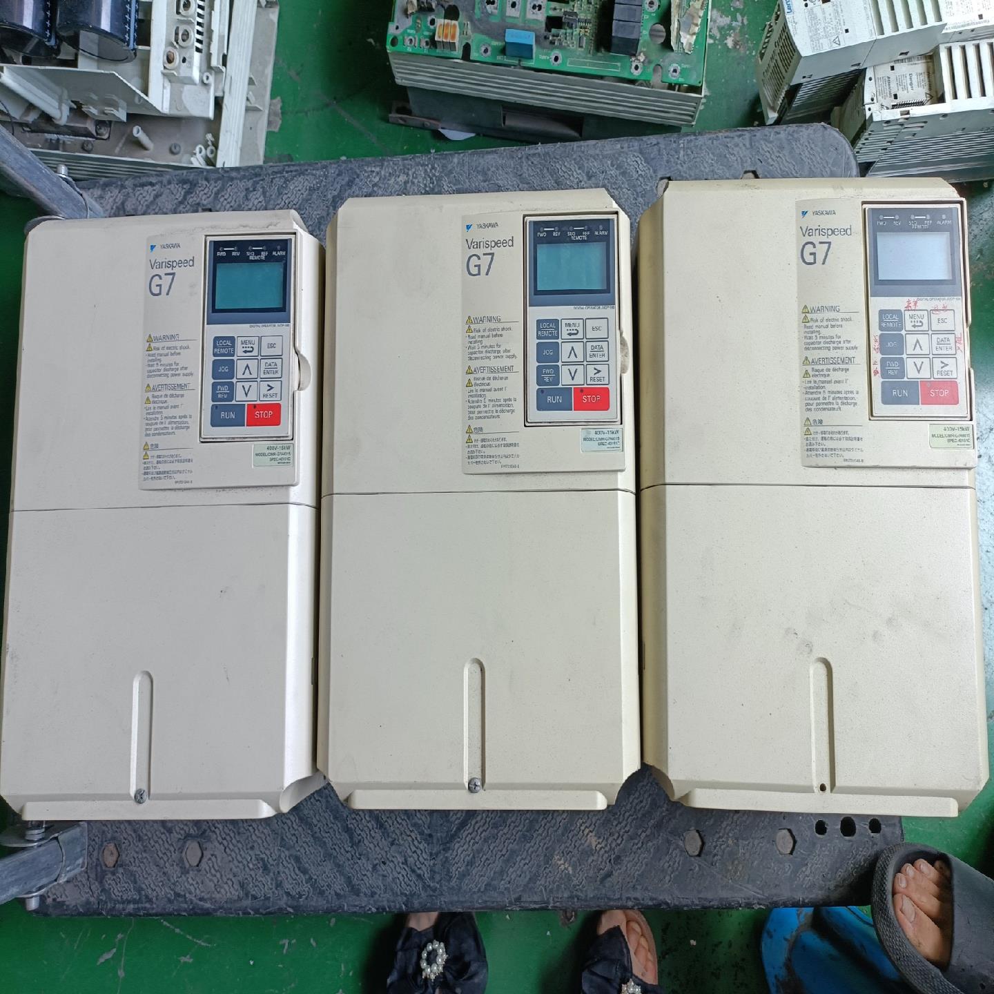 安川G7 15kw变频器 CIMR- G7A4015 G7B（佳毅工控）