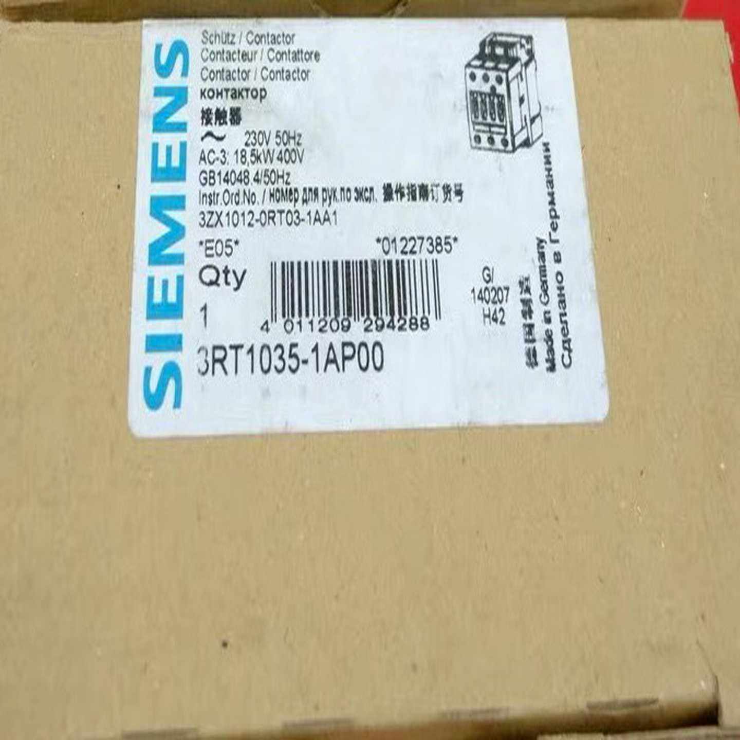 【议价】Siemens3RT1035-1AP00接适用