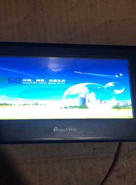 信捷触摸屏TH765-MT，实物图片，外观一般，功能正常，适用