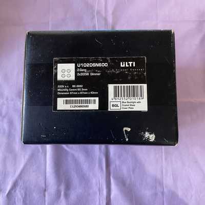 全新ULTI智能调光开关，型号U102DSN600，2-Ga--议价商品