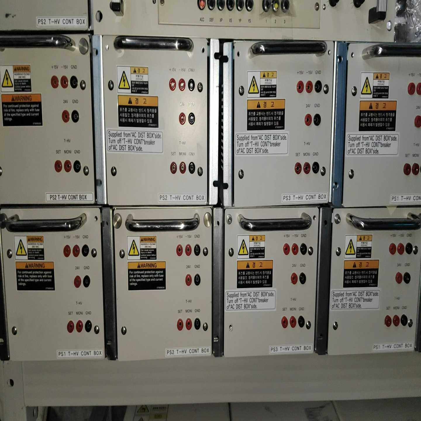 PS2T-HVCONTBOX控制箱二手，TEL东京电子--议价商品