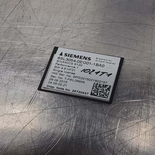 SiemensSinamicsS120CompactFlash6SL3054-0EG01-1BA0