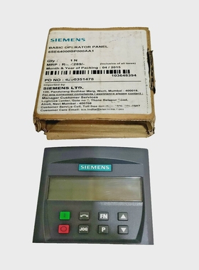 西门子6SE6400-0BP00-0AA1MICROMASTER4高级操作面板