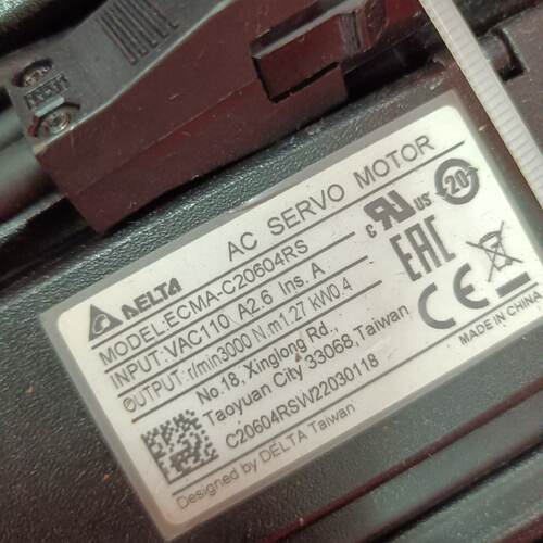 议价Delta A2 400W Servo Motor Is Chard With New Color Year N
