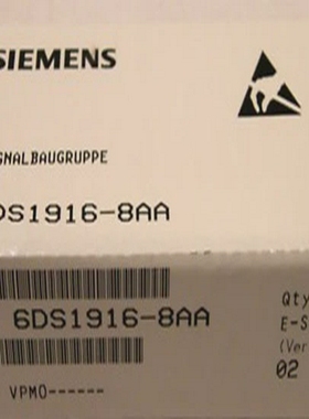 Siemens6DS1916-8AAVersion:02Signalbaugruppe-sealed-