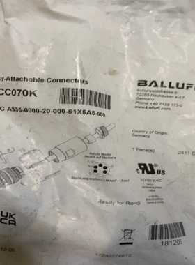 巴鲁夫BCC070KBCC070F接插器BCCA【询价】