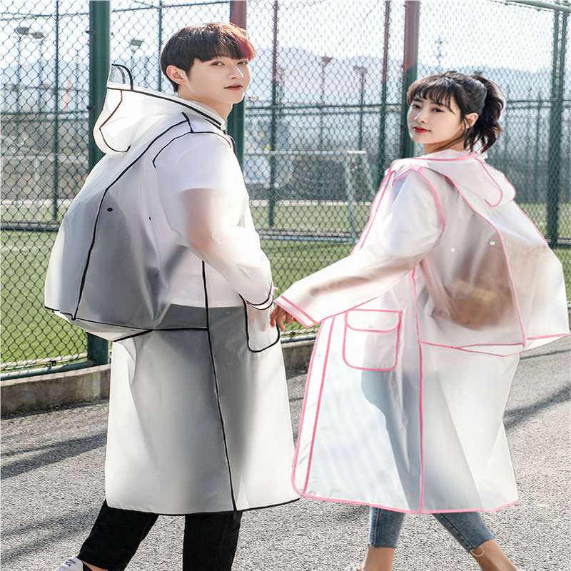 单人雨衣成人旅游透明徒步雨衣男女学生骑行款全身防护小孩雨