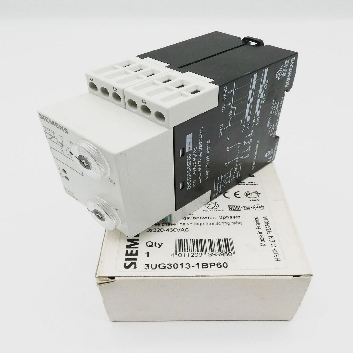 SiemensSIMIREL3UG3013-1BP60Netzspannungsberwachung3phas
