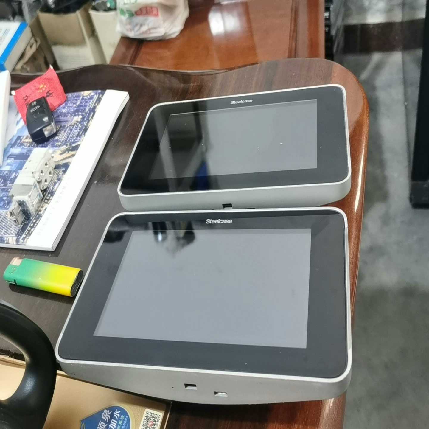 （明明电子）steelcase一Rw20世楷显示屏控制面板，如图，功