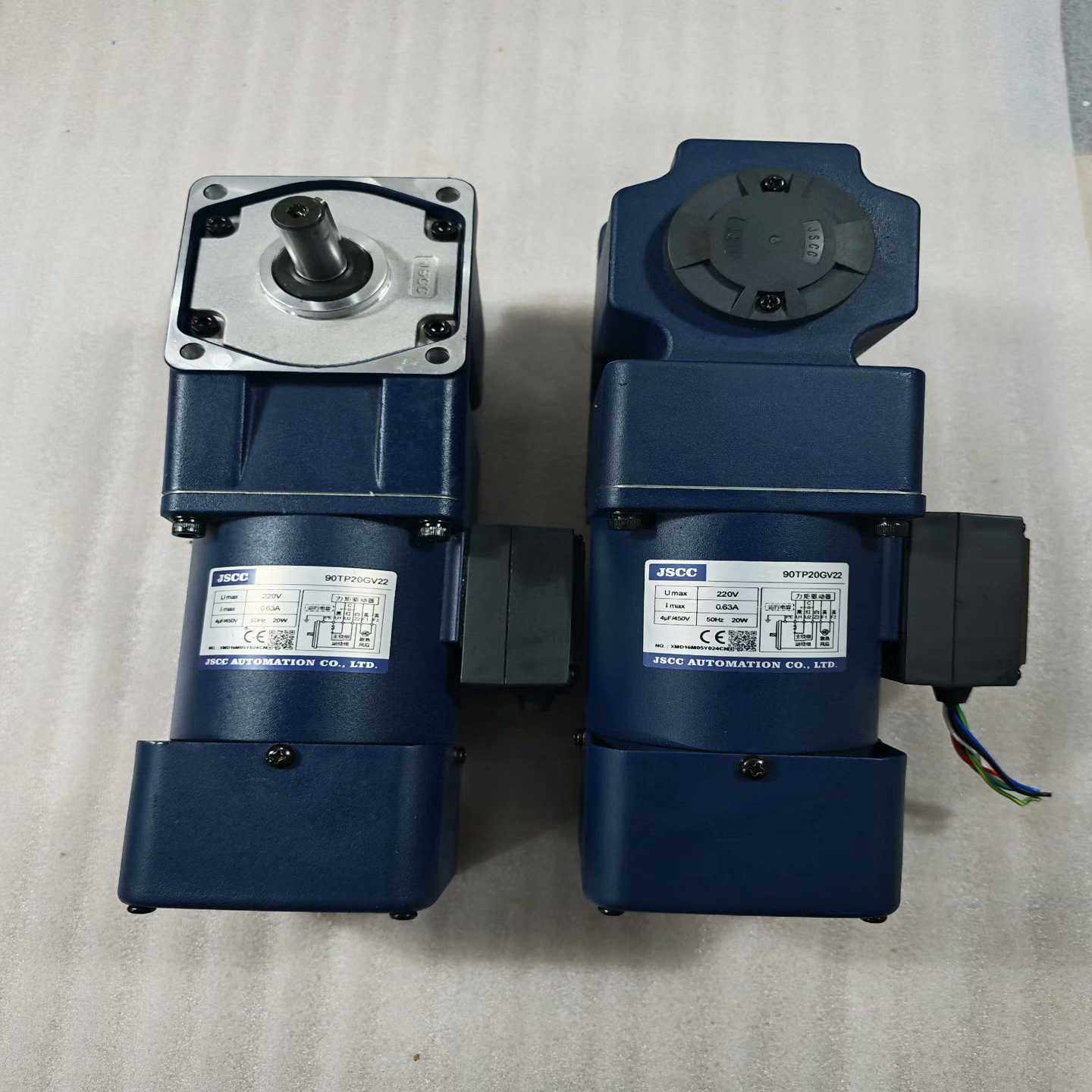 咨询-JSCC精研20W力矩电机90TP20GV22，直角中实速比