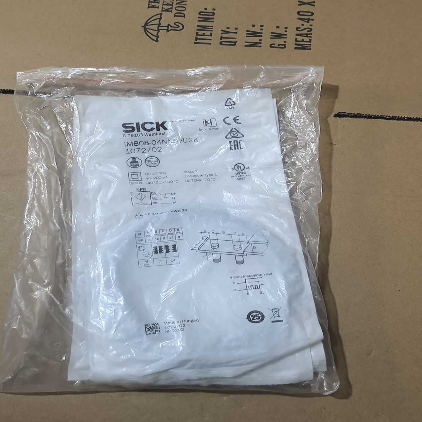 询价全新I西IM08-04V2接近开