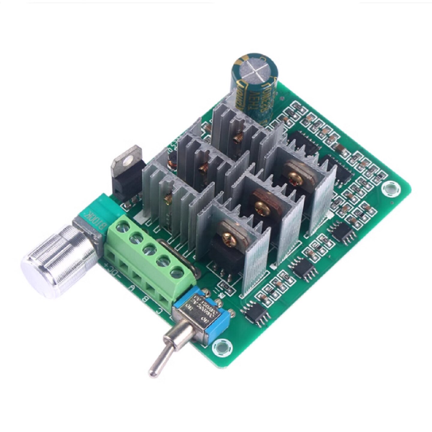寻IBLDC三相直流无刷电机控制板驱动器正反转无感调速器DC536V15A - 实物图