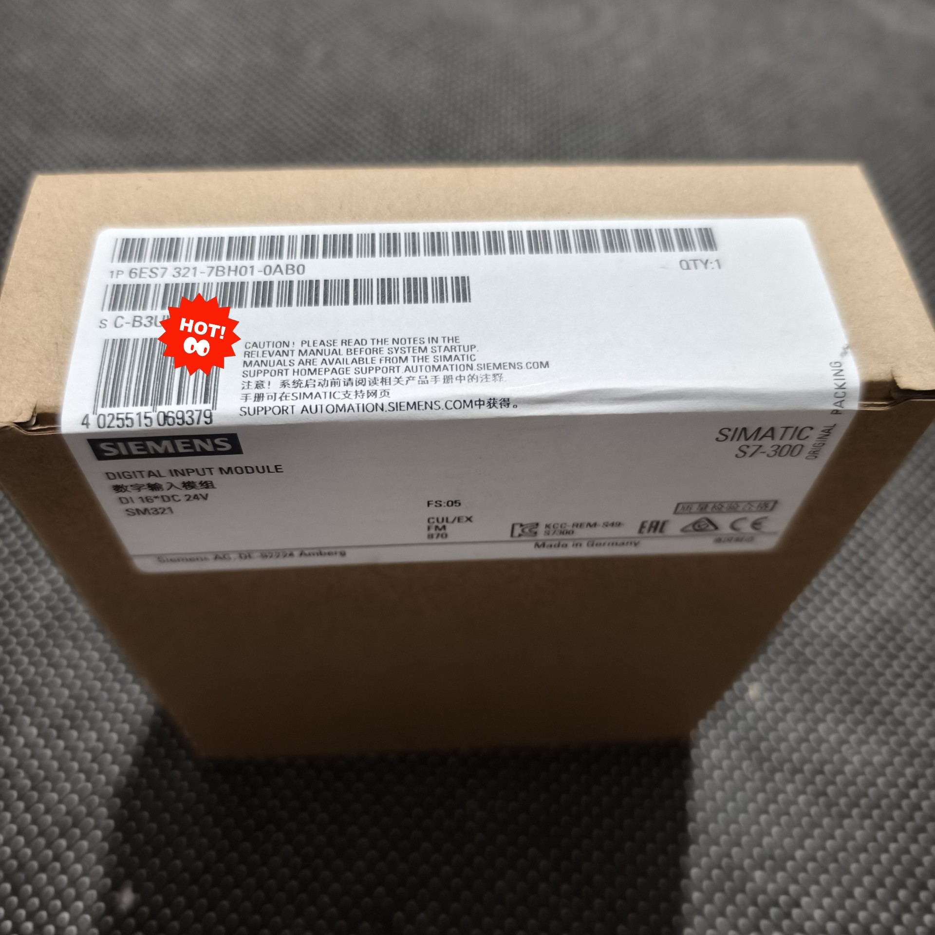 【请询价】6ES7321-7BH01-0AB0