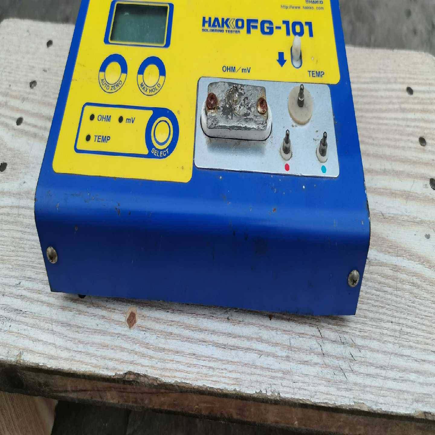 HAKKO/ FG-101电烙铁数显温度计，通电正常，包【鑫鑫商铺】