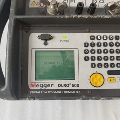 Megger Dlro 600 600A Mesure Numrique De Rsistance Faible Ohm