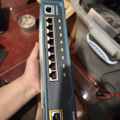 【议价】思科八口交换机WSC29608TCL使用正常.第六个