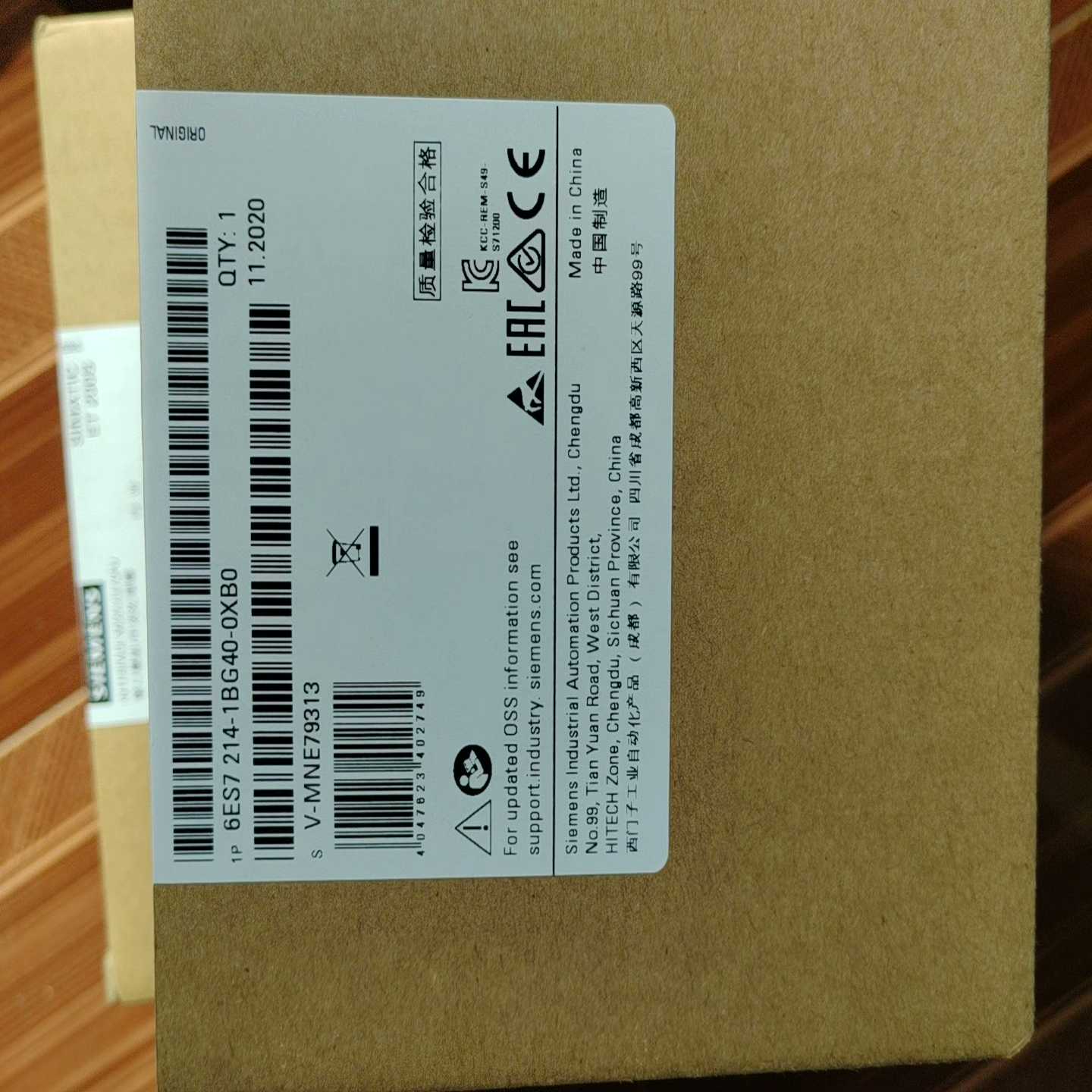 【议价】6ES7214-1BG40-0XB0未拆封顺丰包适用