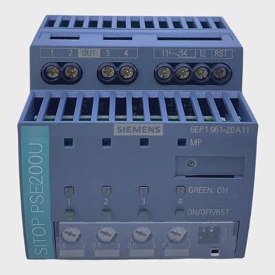 Siemens 6EP19612BA11 Selectivity Module INP. DC 24V12A OUTP.