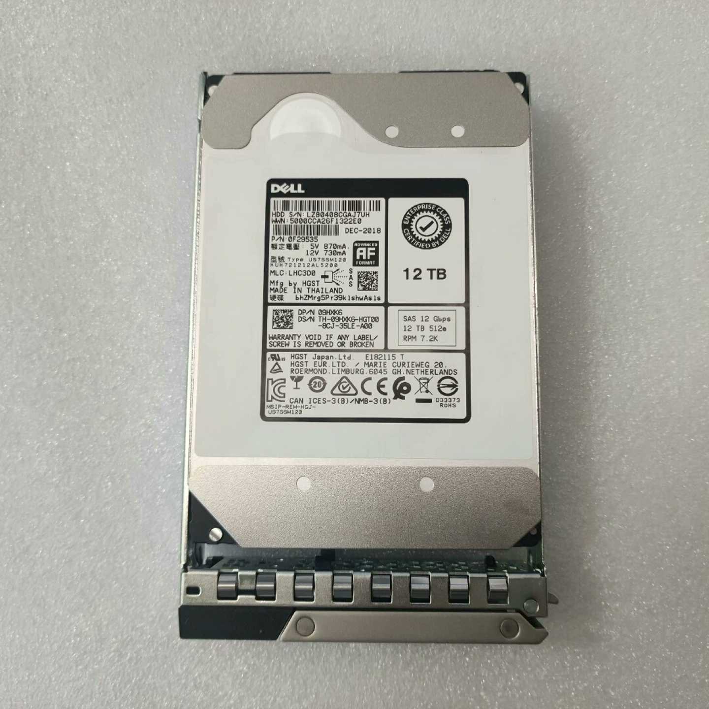 DELLEMC12tsas西数DCHC520盘体H询价