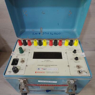 DRANETZ PHASE ANGLE METER SERIES 314 110VOLTS  TRIED  TESTED