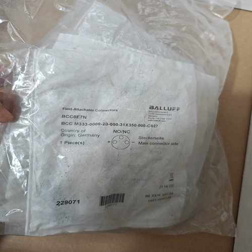 BALLUFF巴鲁夫BCC0E7N接插件BCCM333-0询价