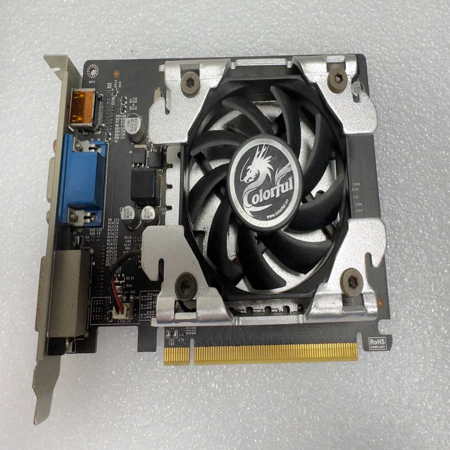 七彩虹GT730K黄金版1GD3拆机实图现货，包好包邮-询价客服