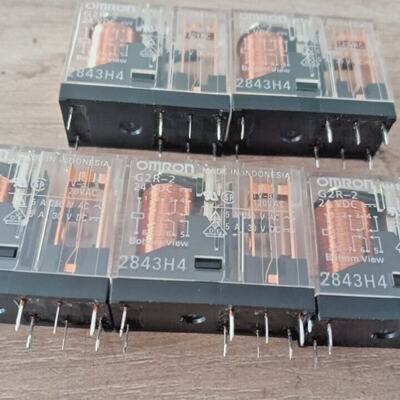 100Pcs LotG2R2 24VDC Omron G2R2DC24 Power Relay 5A 250VAC 8P