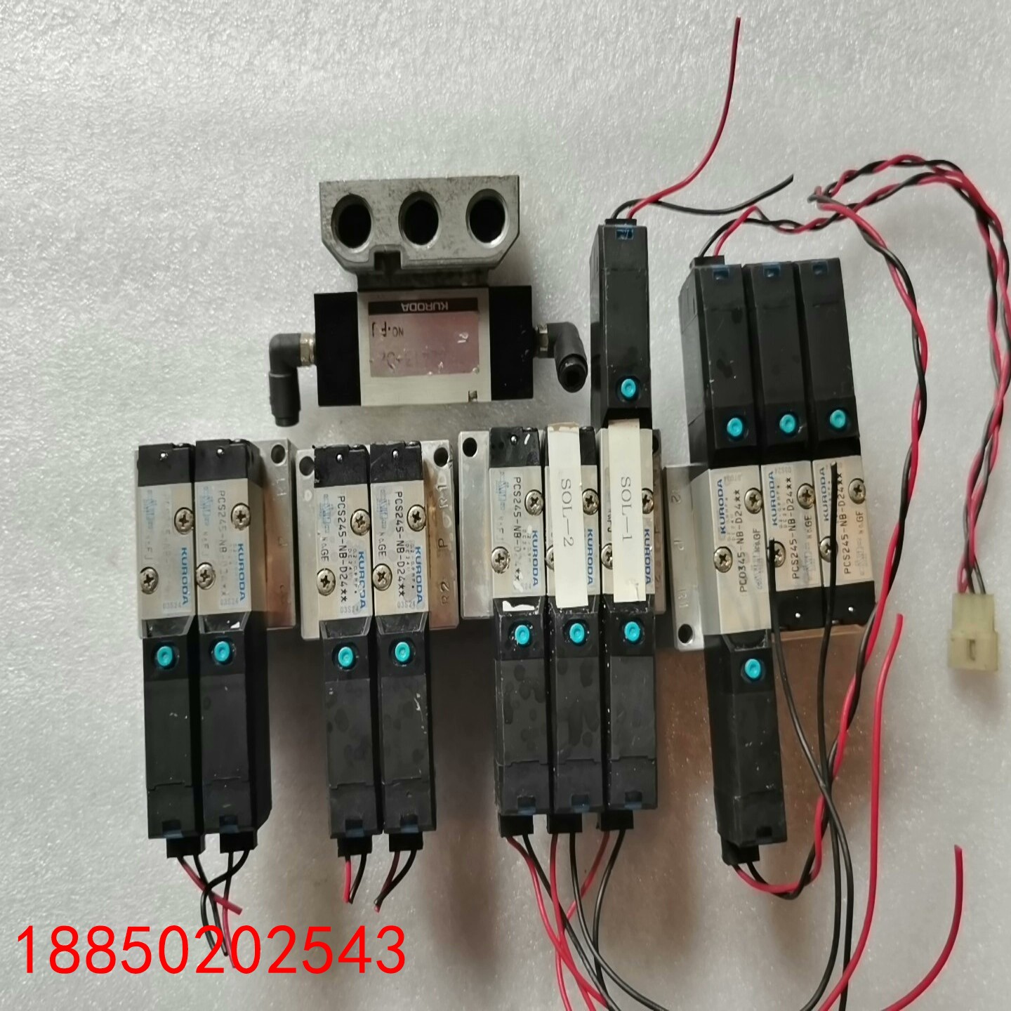 【请询价】黑田精工电磁阀PCS245-NB-D24** 8个PC