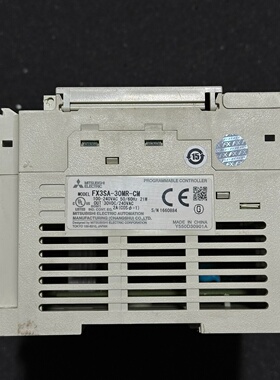 PLC三菱二手拆机FX3SA30MRCM原装正品实