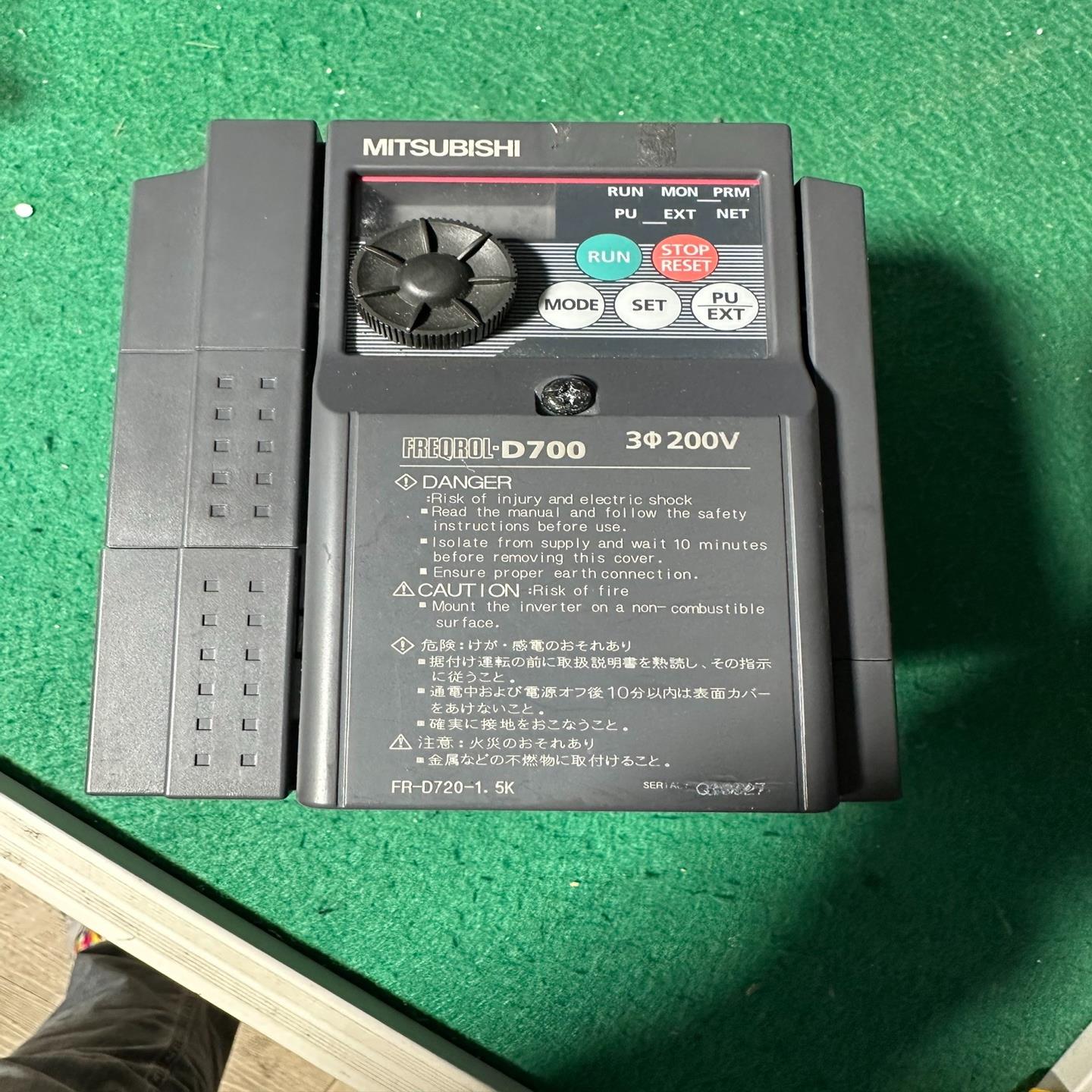 议价三菱变频器FR-D720-1.5K，拆机件，实物图片，功能包