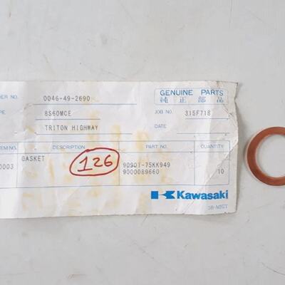 Junta PN 9090175KK949 9000089660 Para Kawasaki 8S60MCE Genui