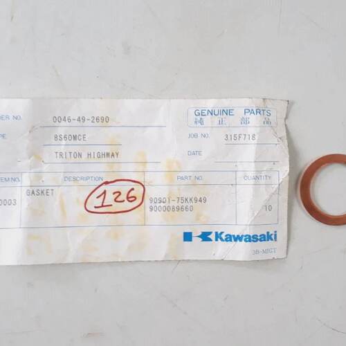 Gasket PN 9090175KK949 9000089660 For Kawasaki 8S60MCE Genui