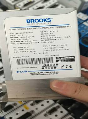 拆机件BROOKS流量计GF080CXXC-SA48030L--议价商品