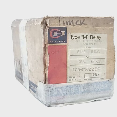 NIB EATON CUTLER HAMMER D26MR005A TYPE M RELAY W TIMER ATTAC
