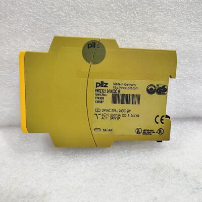 Pilz774306安全继电器PnozX2.124VACDC2noDIN导轨6A24V