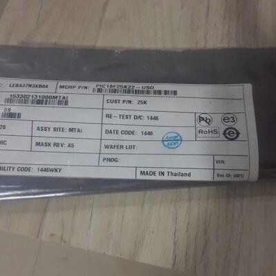 89PCS Lots of PIC18F25K22ISO Microchip 8bit Microcontrollers