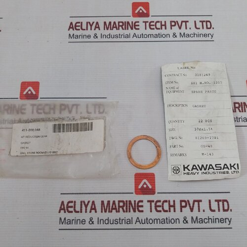 寻Pack of 4X Kawasaki GS48 Gasket Diameter 37X1.5T