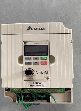 询价~台达变频器VFD015M43B，1.5KW，成色如图 功能正