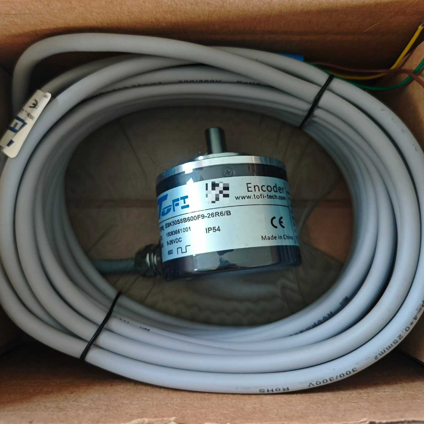 新托菲拉线编码器ESK50S8B600F9-26R6原盒带询价