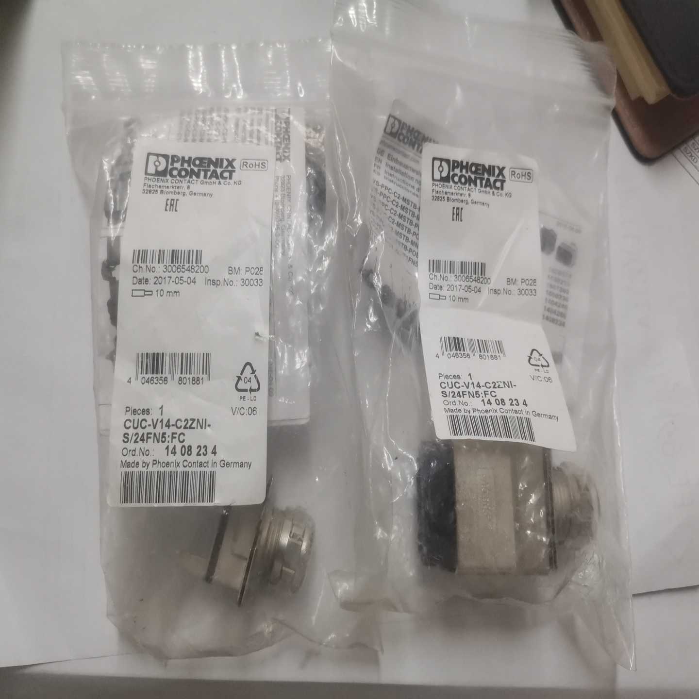 菲尼克斯连接器CUC-V14-C2ZNI-S/24FN53--议价商品
