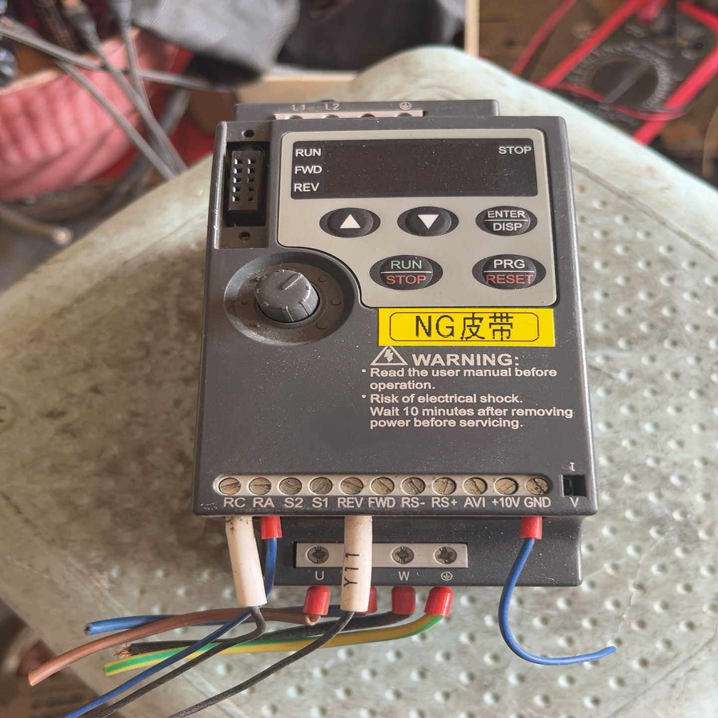 拆机众辰变频器NZ100-0R4G-20.4KW220--议价商品