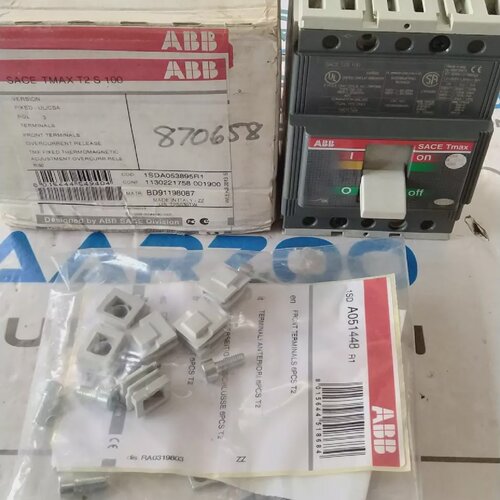New ABB SACETMAXT2S100 Circuit Breaker 30A 3P 480V