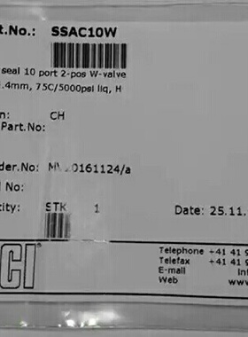 询价-VICIVALCO116的10通阀芯型号SSAC10