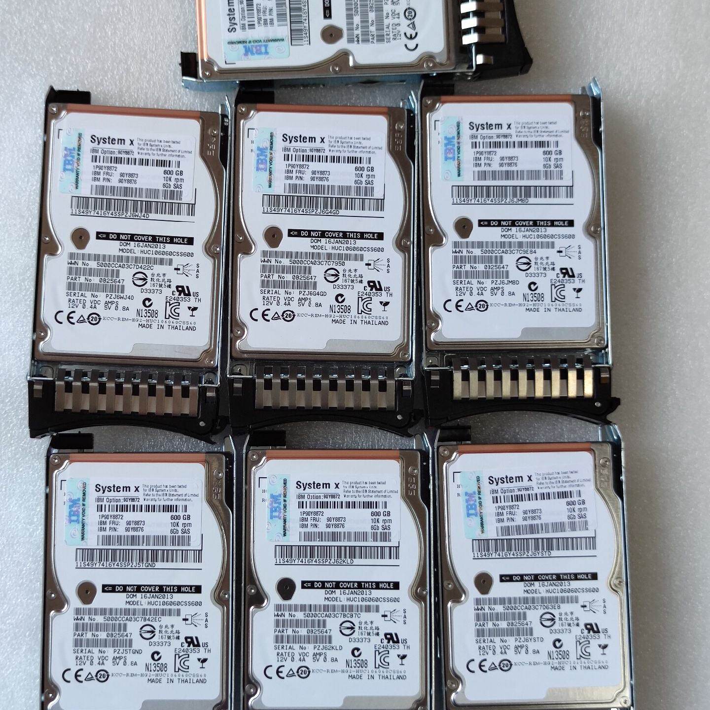 IBM 600G 2.5寸10K SAS硬盘成色充新--议价商品