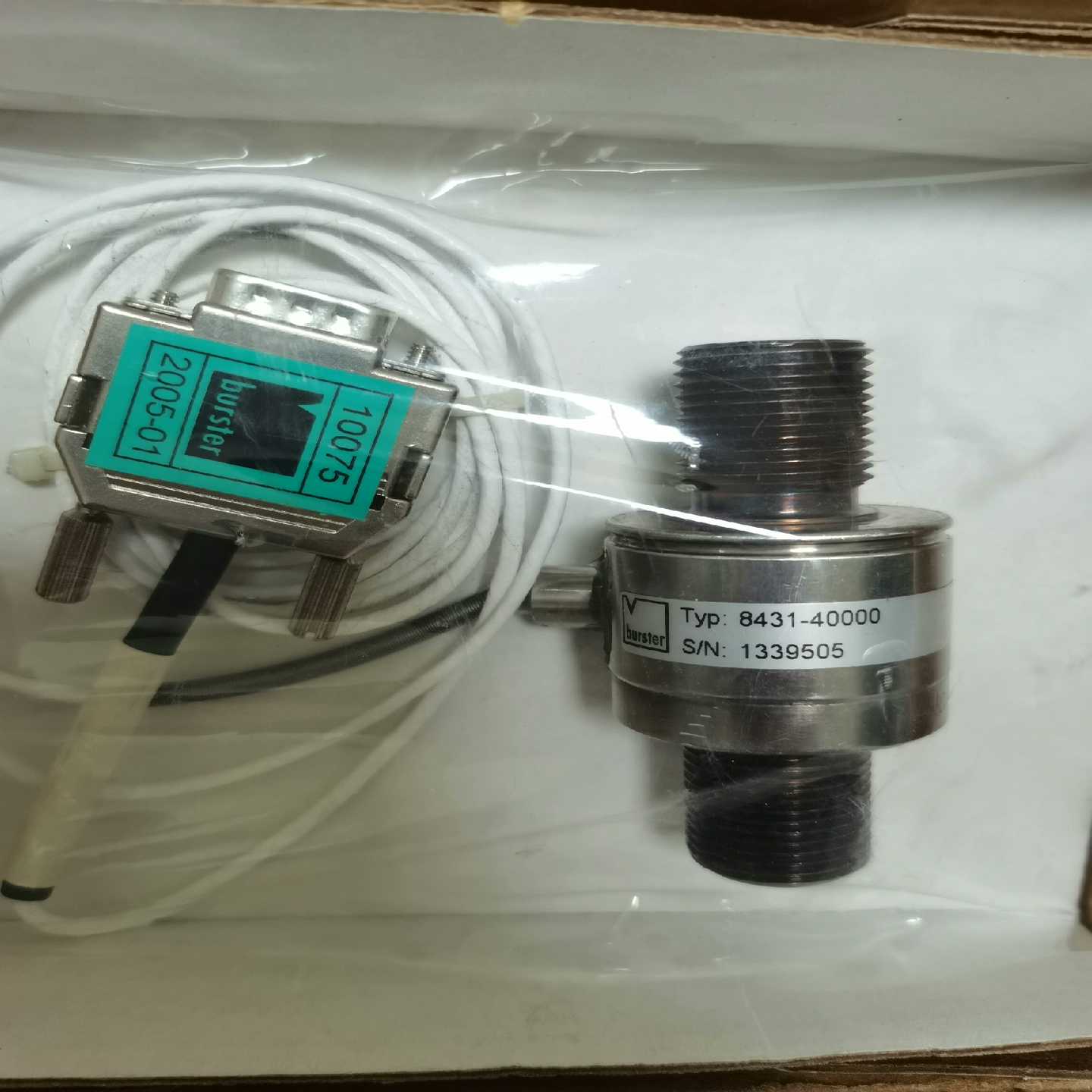 Burster压力感测器，型号8431-40000，非全新，--议价商品