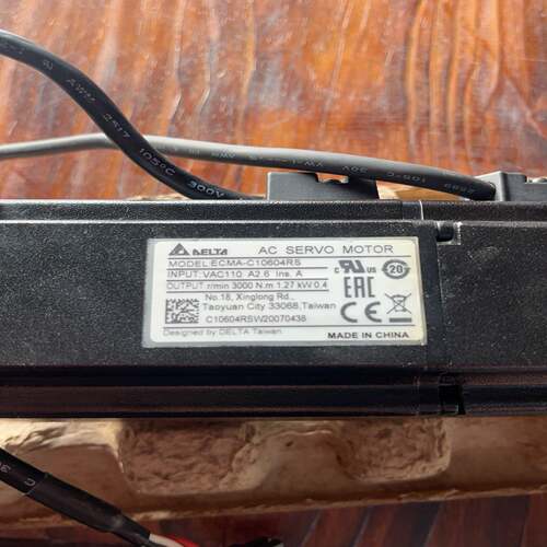 咨询-台达伺服电机ECMA-C10604RS400W3台