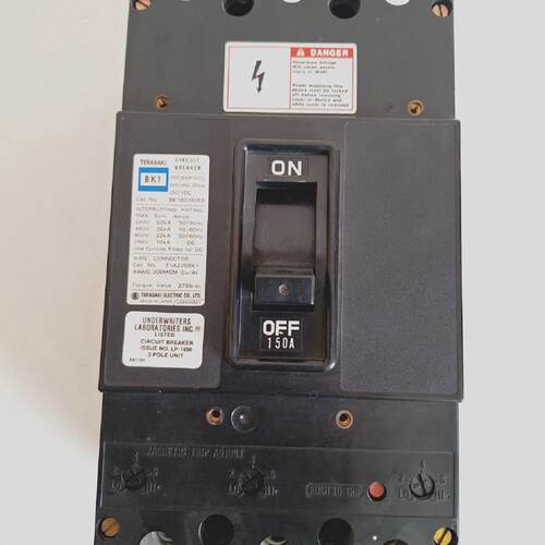 Terasaki BK1B3150FB Circuit Breaker BK1 150AMP 40C 600VAC 3