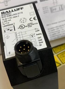 配件巴鲁夫balluff激光测距BOD000U BOD 63M-LA02-S115全新议价