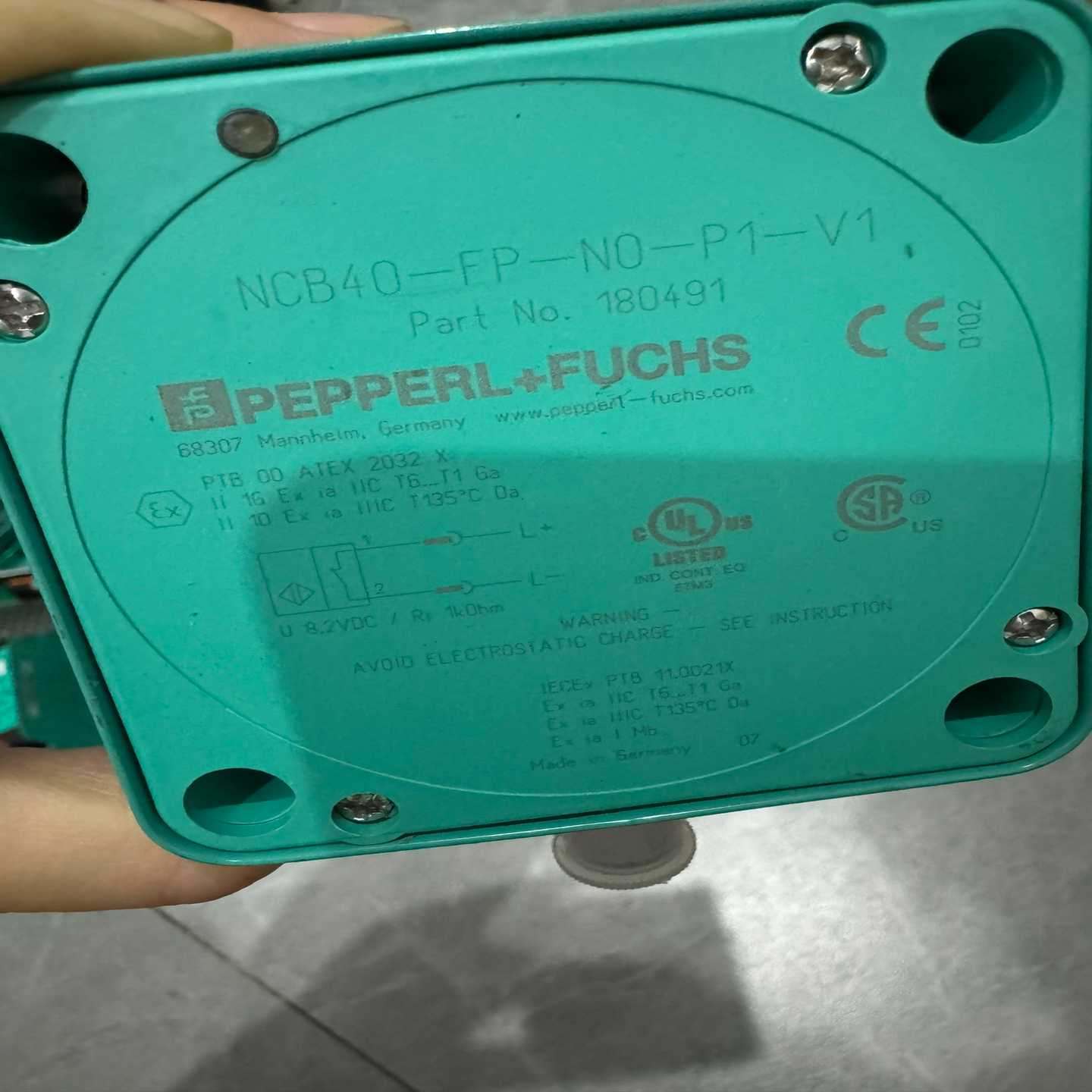德国PF倍加福NCB40-FP-N0-P1-V1,防爆型接--议价商品